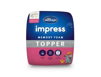 Silentnight Impress Memory Foam Mattress Topper 5cm