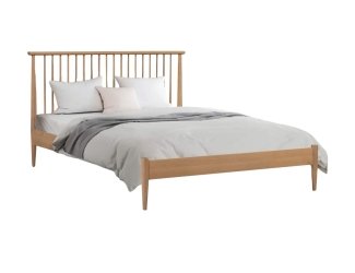 Lucian Light Oak Bedstead